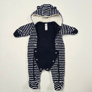 Nordstrom Baby Sherpa Hooded Pram Bunting 9M